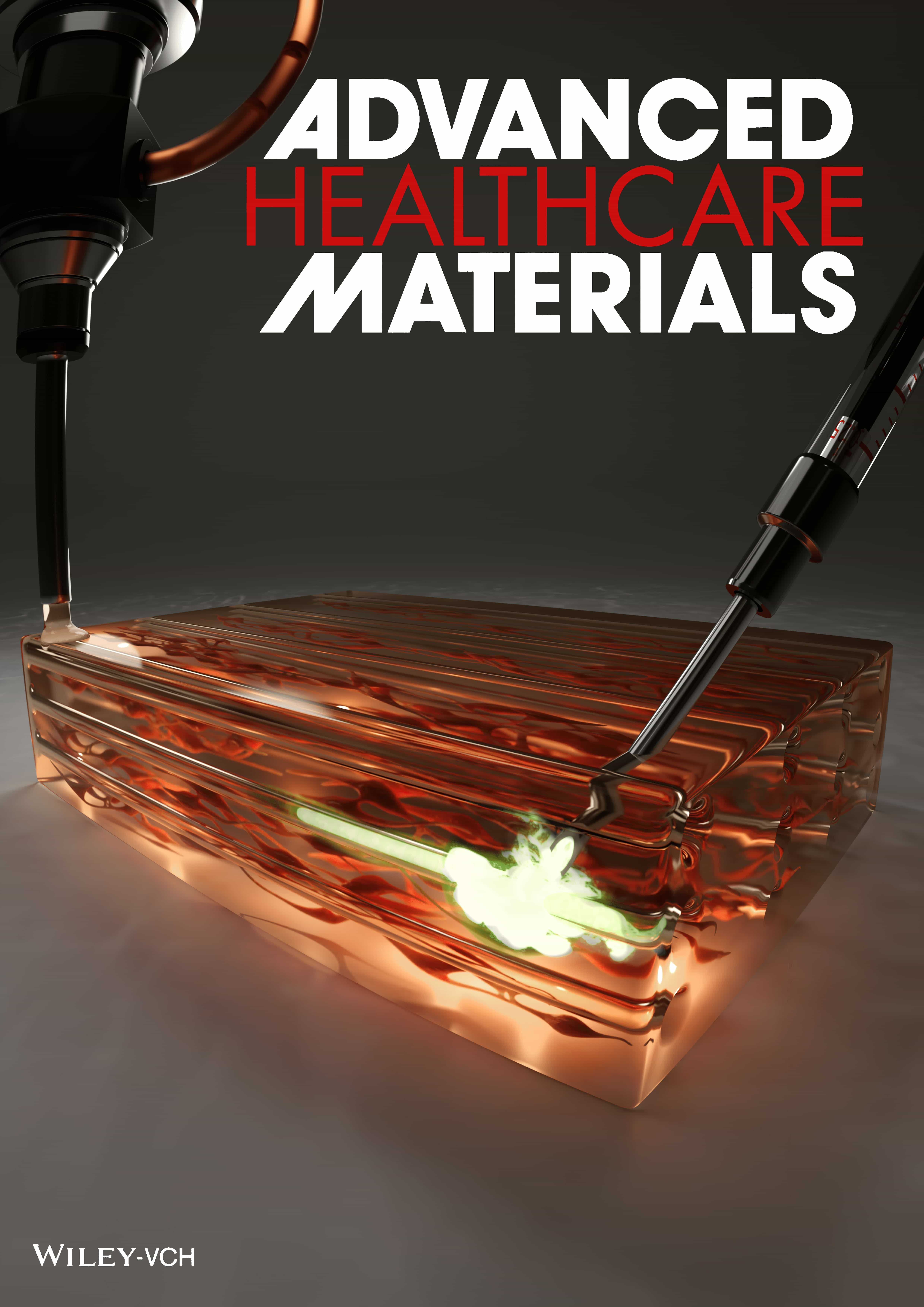 Advanced Healthcare Materials Cover - Artificial Muscle Fibers